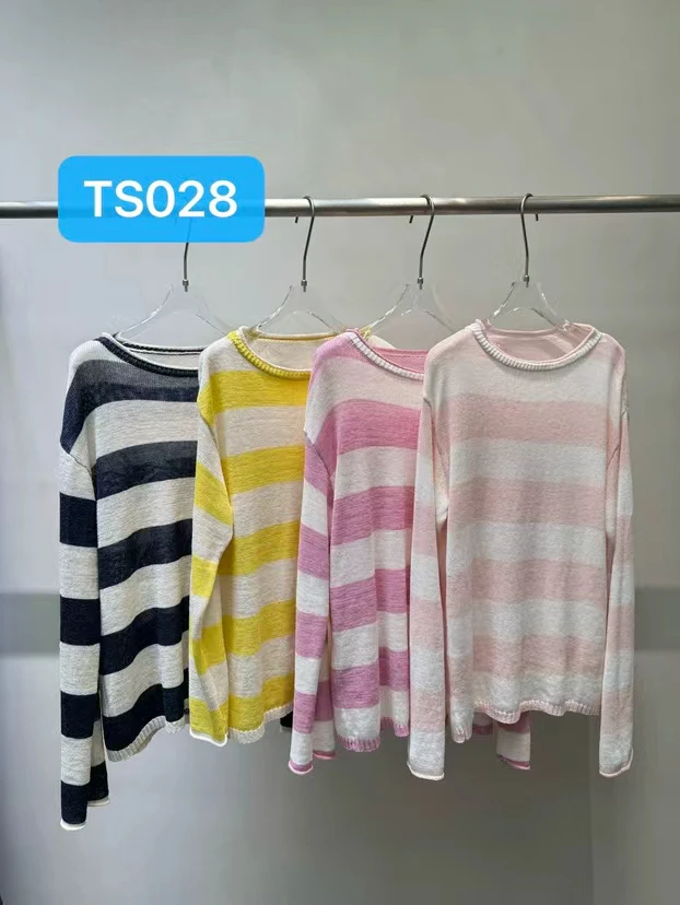 【BAI】慵懒风薄款针织衫女宽松显瘦防晒衫028