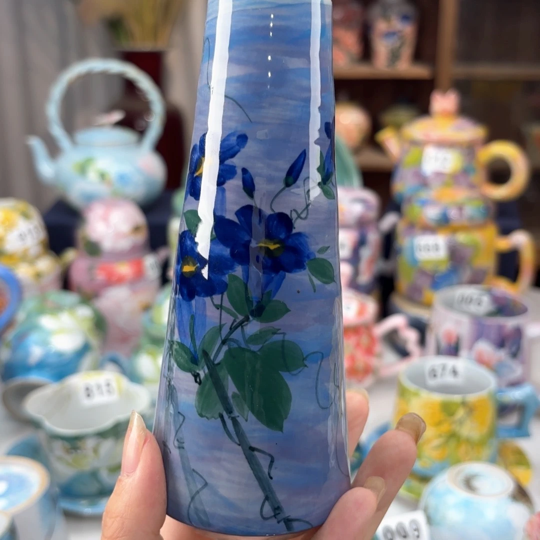 景德镇手绘高温釉下彩陶瓷茶具