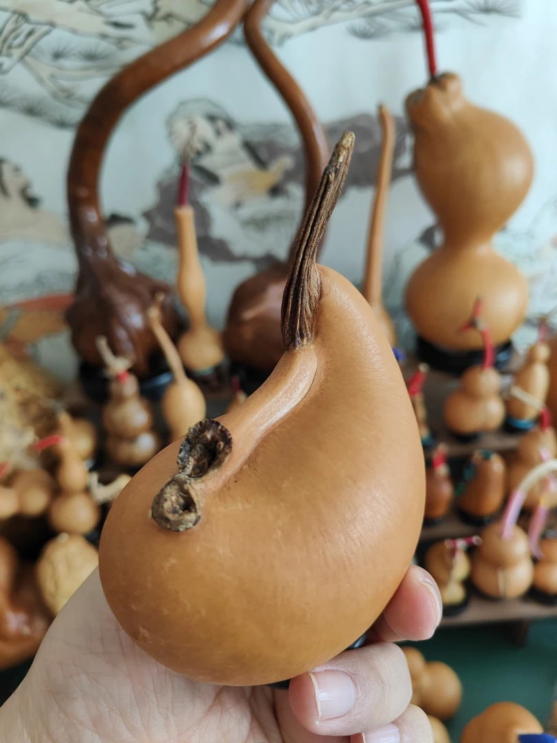 天然小葫芦可手捻盘玩适合作为文玩手把件