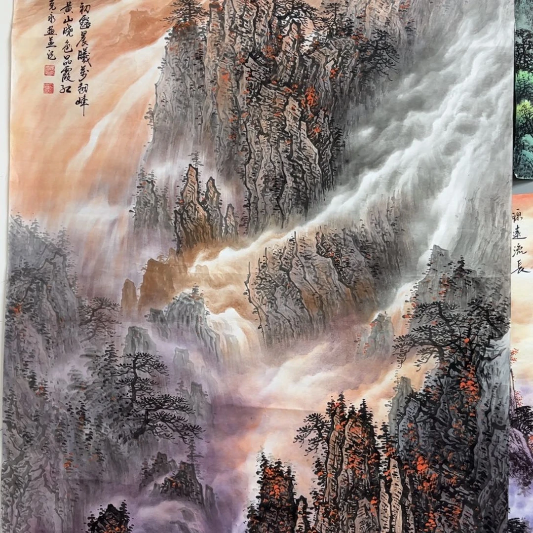 国画老师手绘作品