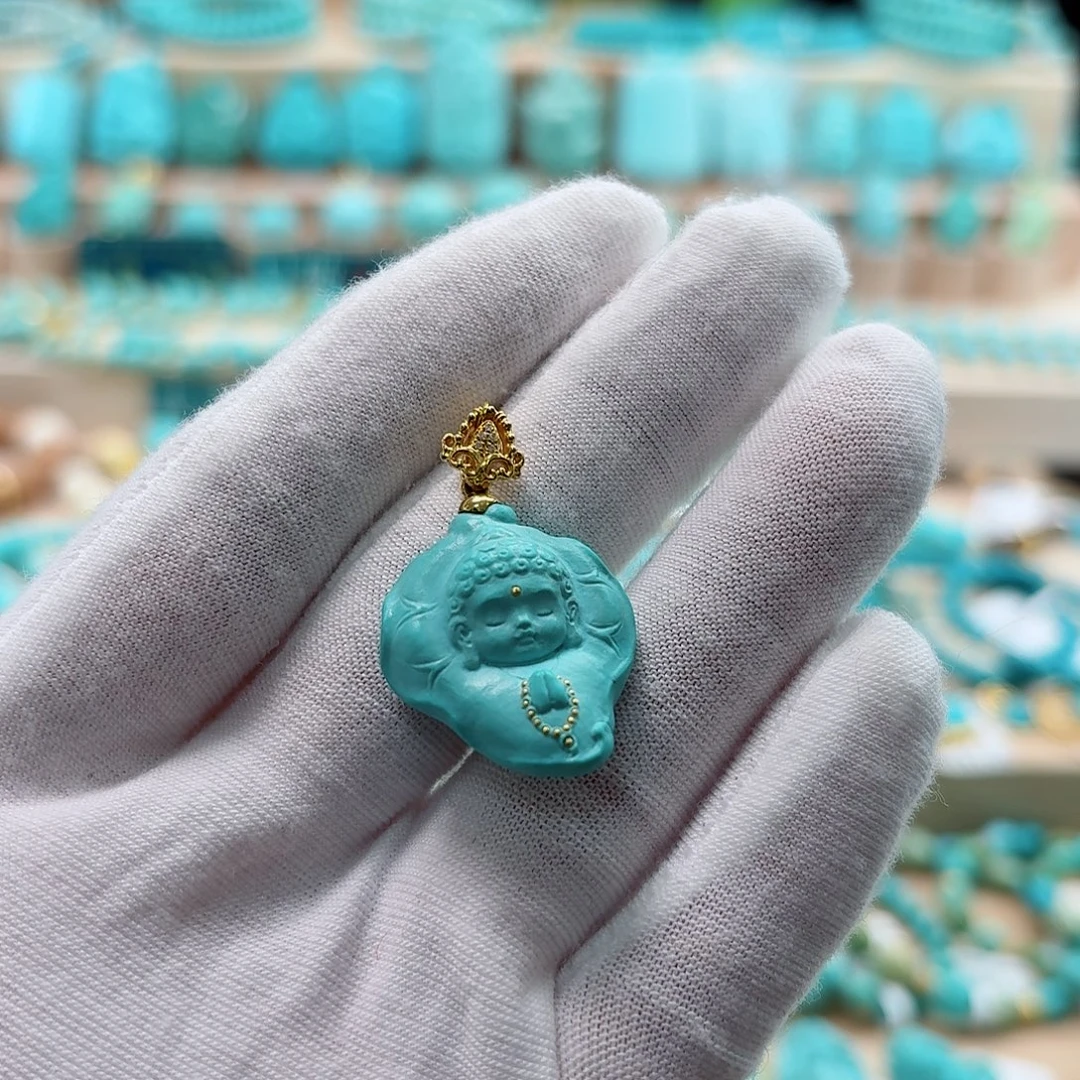 绿松石未镶嵌珠宝奇石