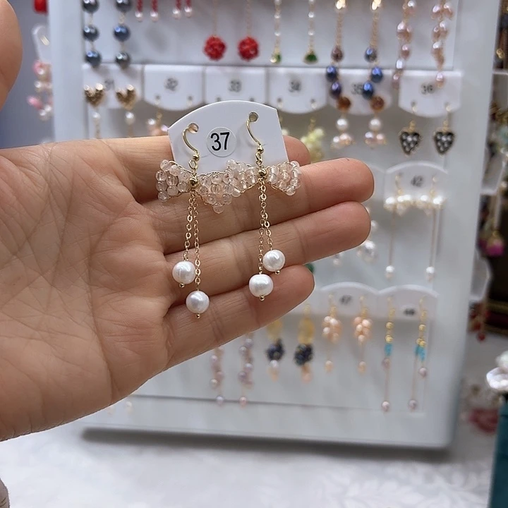 淡水珍珠发饰银S925镶嵌