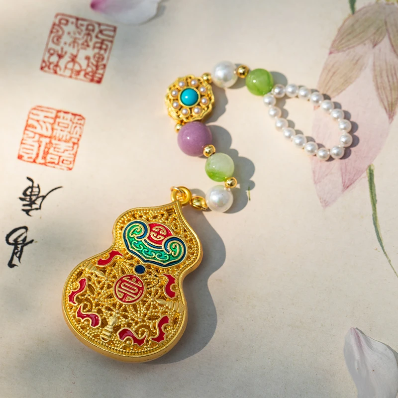 新中式福禄压襟汉服腰饰禁步配饰