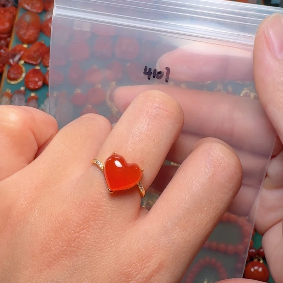 南红玛瑙南红银S925镶嵌