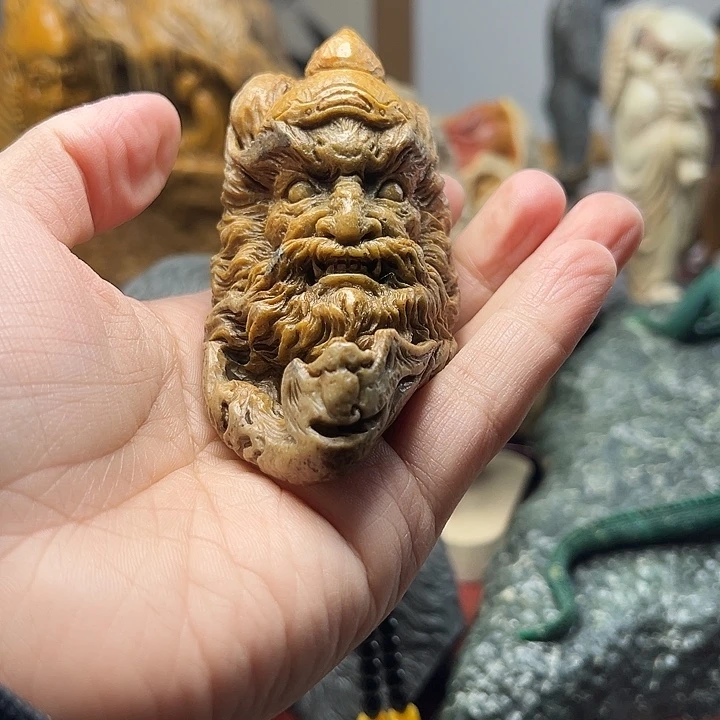 寿山石寿山石手把件