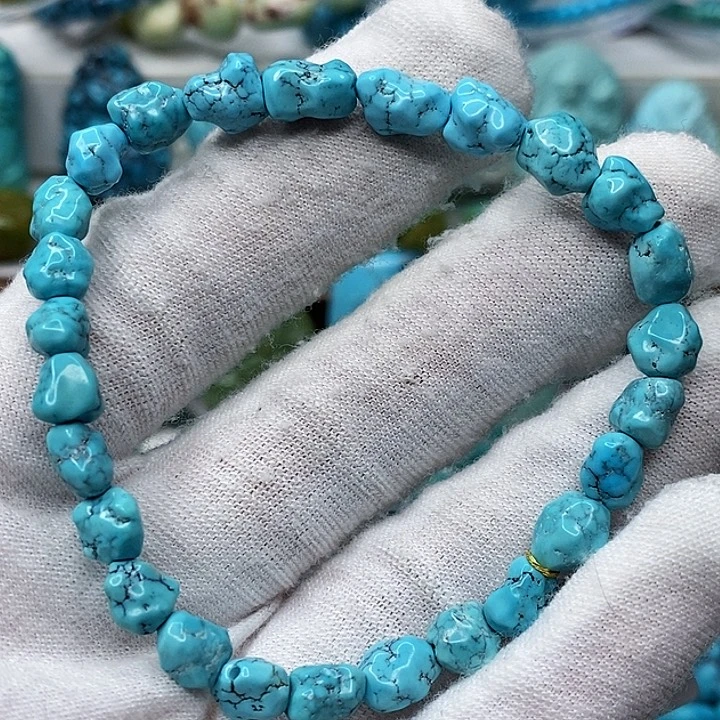 绿松石未镶嵌天然原矿 地大质检