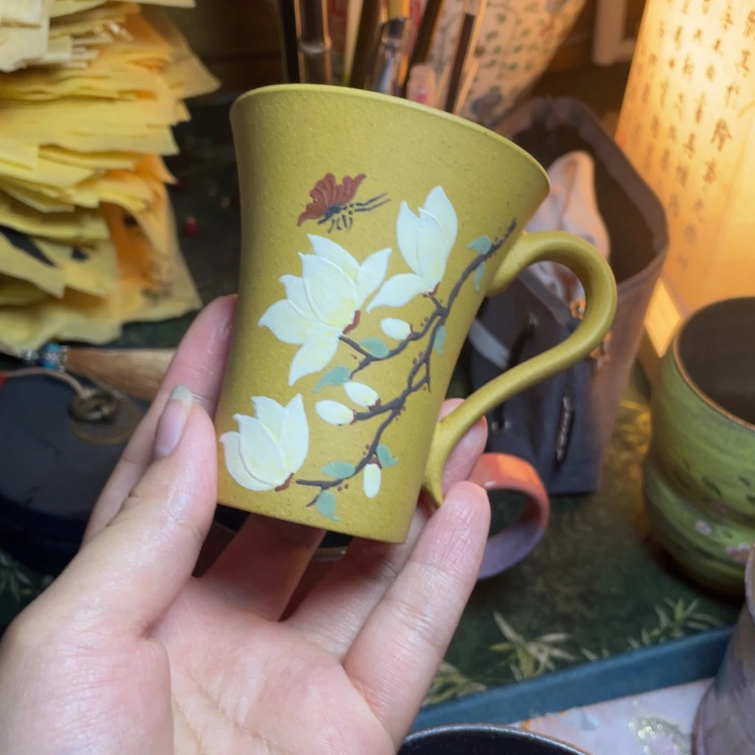 茶杯紫砂荷*紫砂主人杯120c c