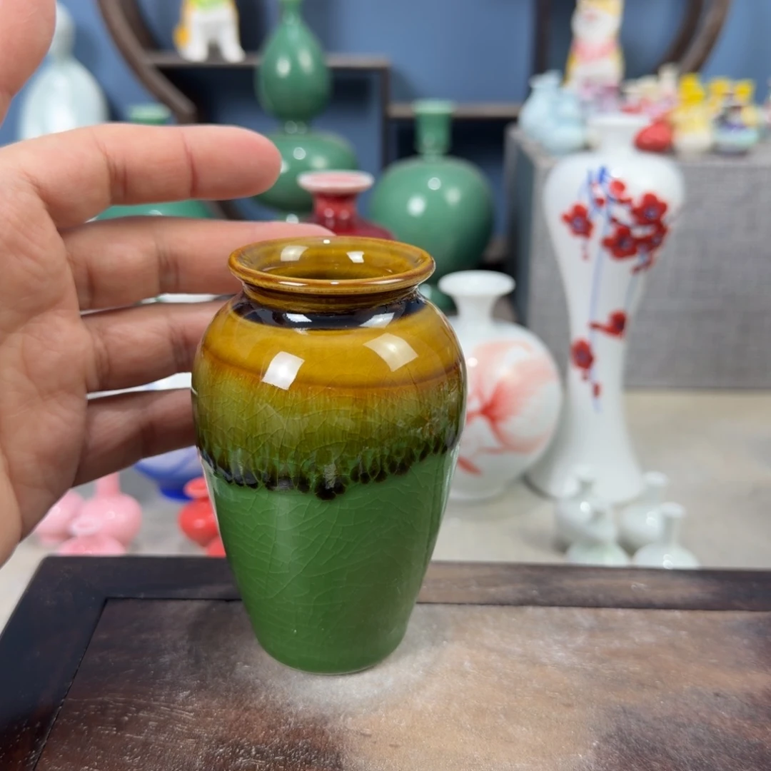 陶瓷手工小花器摆件