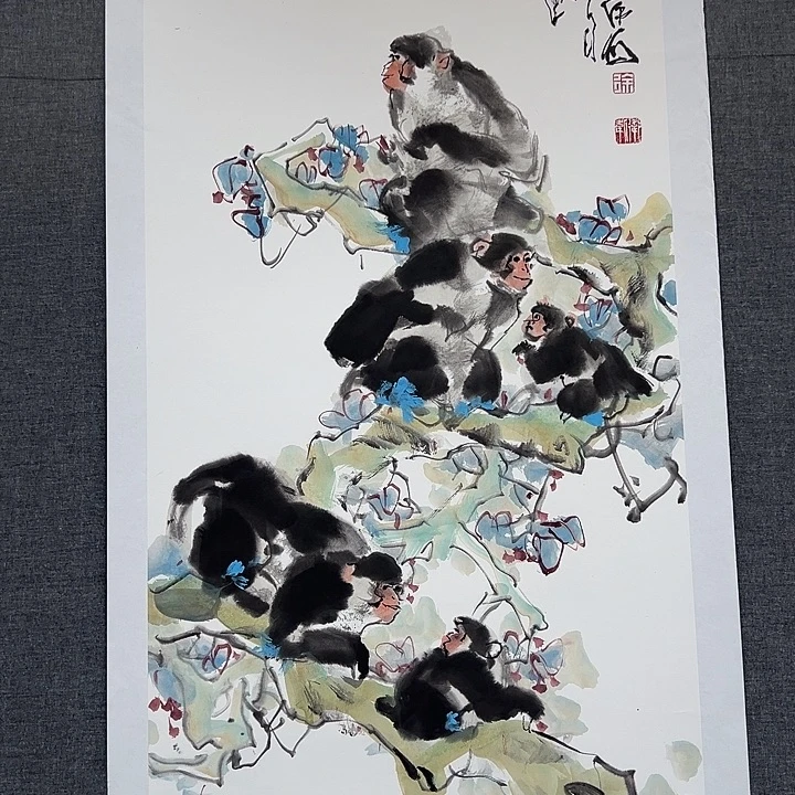 国画书画作品多次