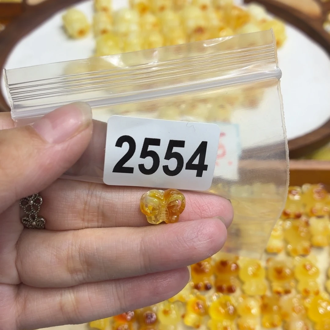 琥珀未镶嵌毛衣链