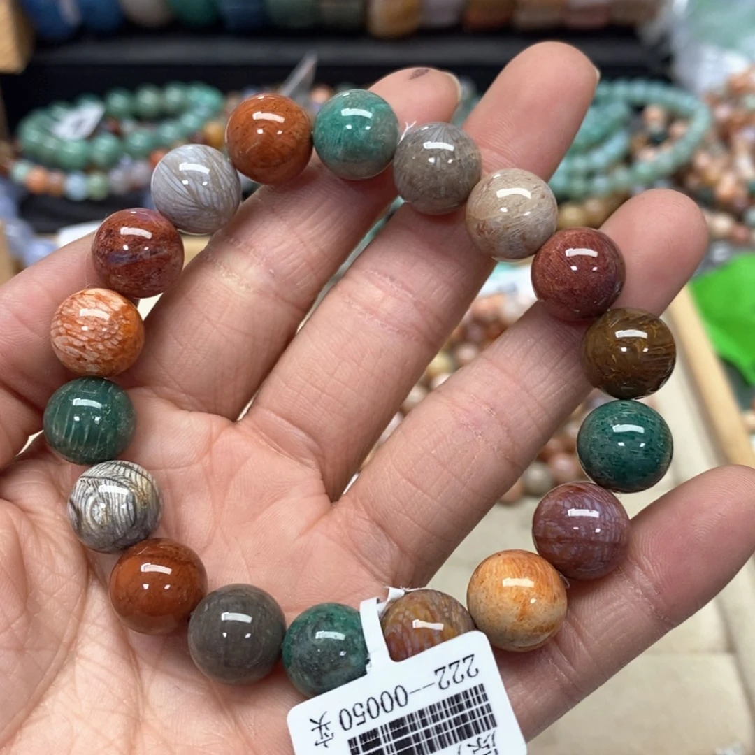 硅化珊瑚（珊瑚玉）手链未镶嵌阿*094