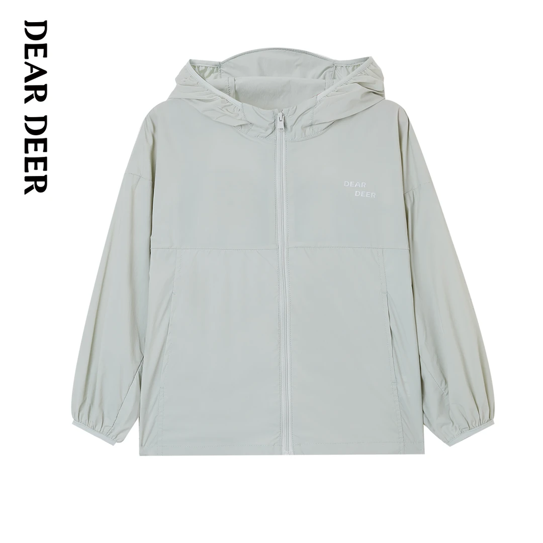 【门店同款】迪迪鹿男大童夏季米白色外套男大童C124213103