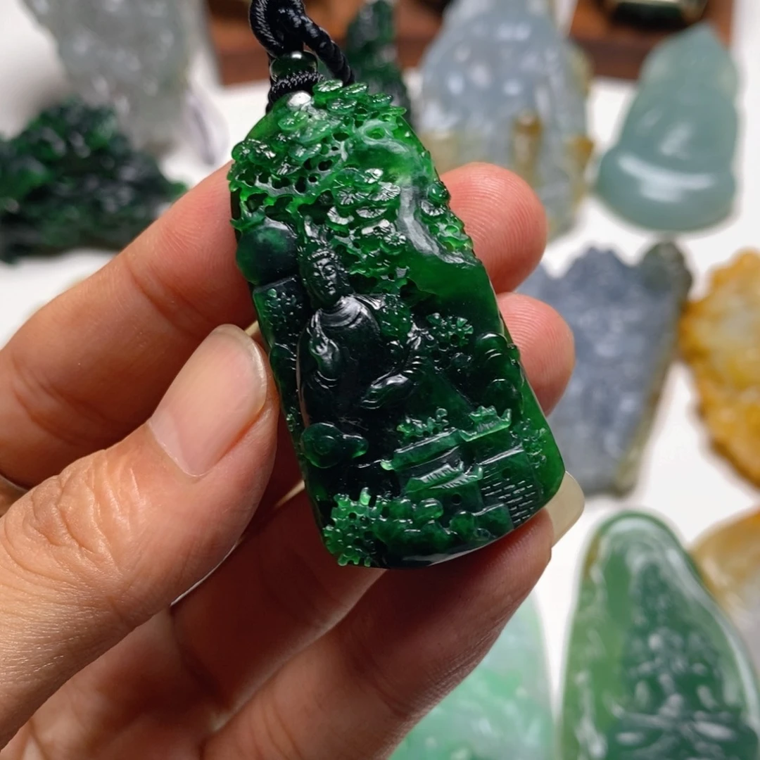 定制翡翠未镶嵌天然A货翡翠z