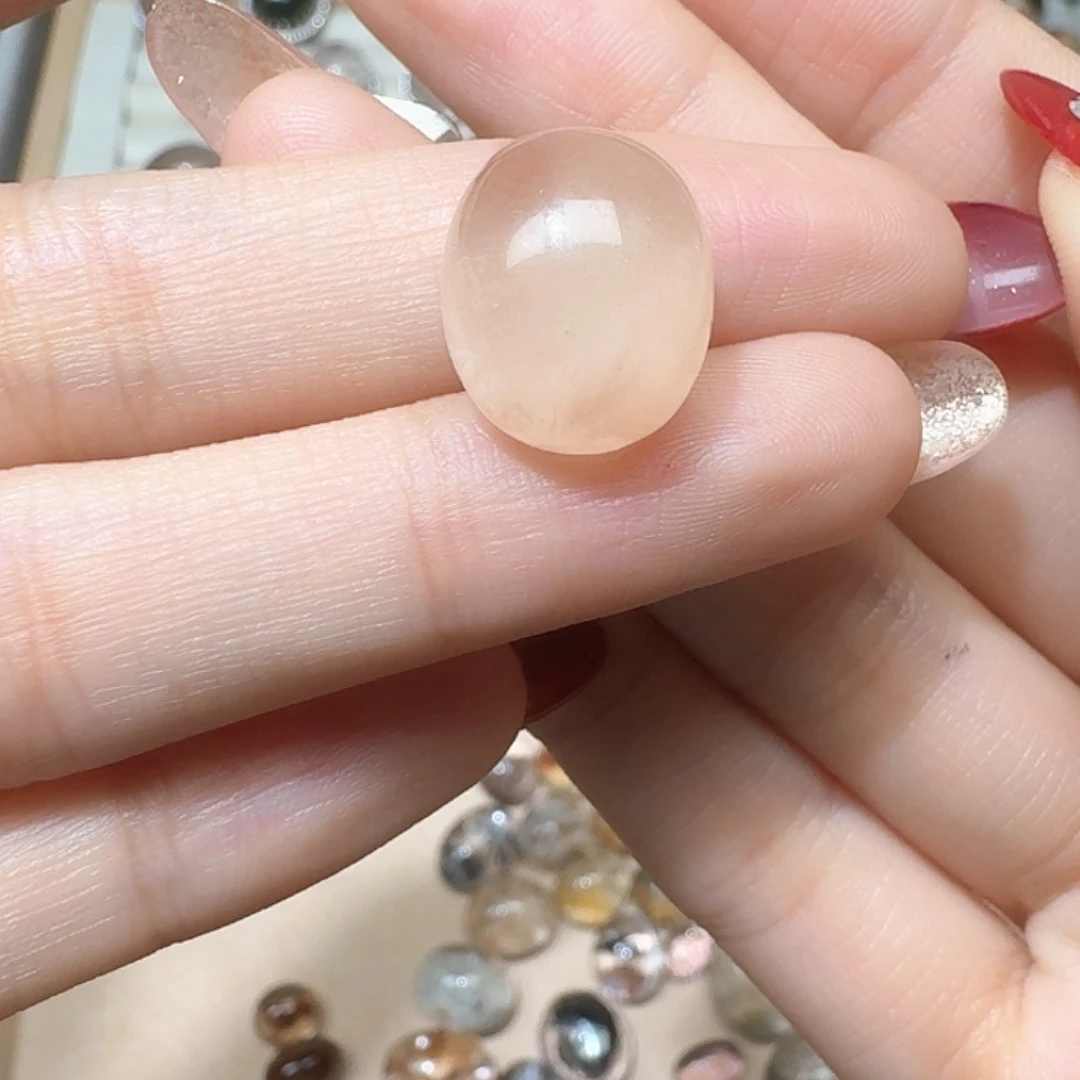水晶定制款兔毛双耳不退换未镶嵌藤**霖