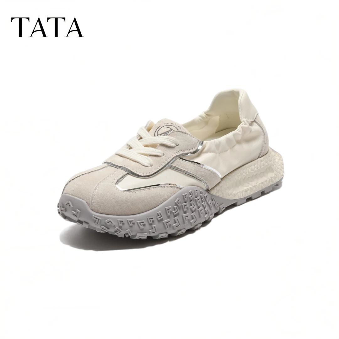 【清爽一夏】TATA/他她2025夏时尚阿甘鞋女休闲运动鞋新款CM703BM5