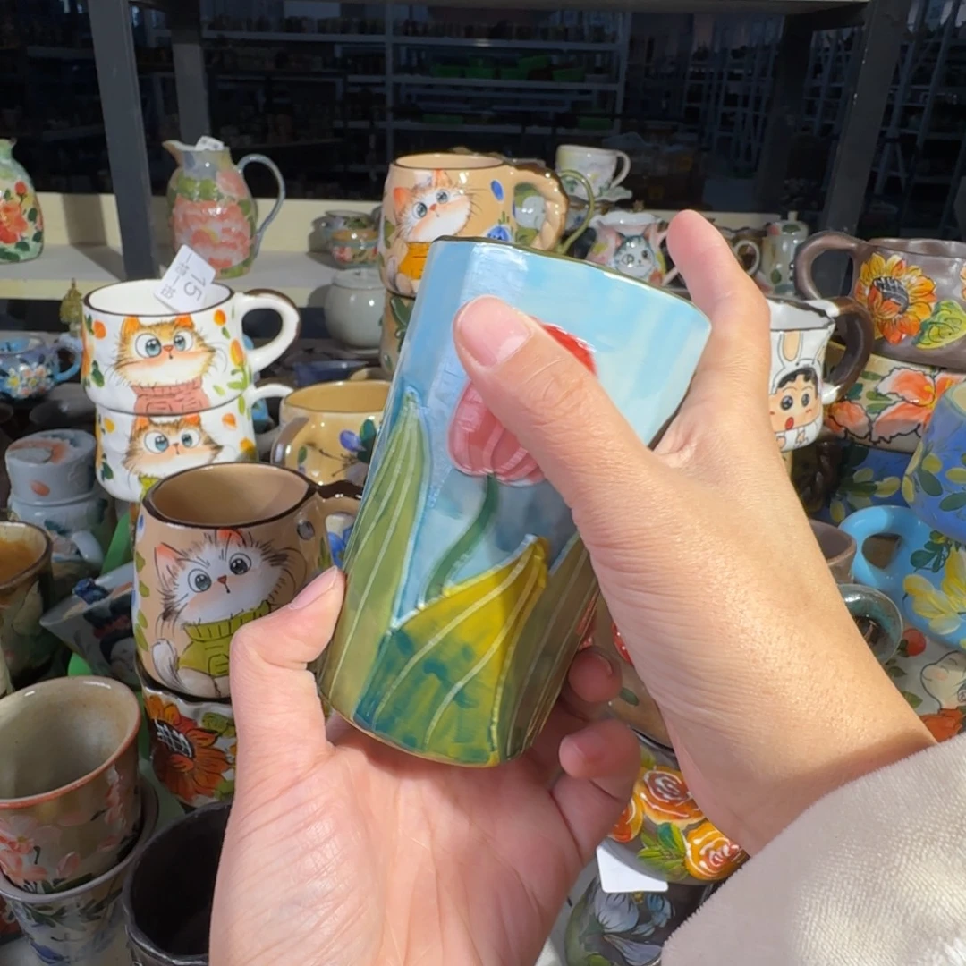 景德镇手工陶瓷釉下彩紫砂正品46