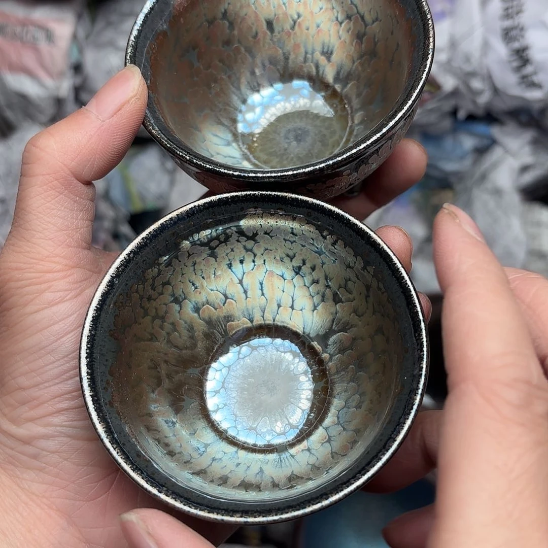 茶盏建盏主人杯一只微瑕