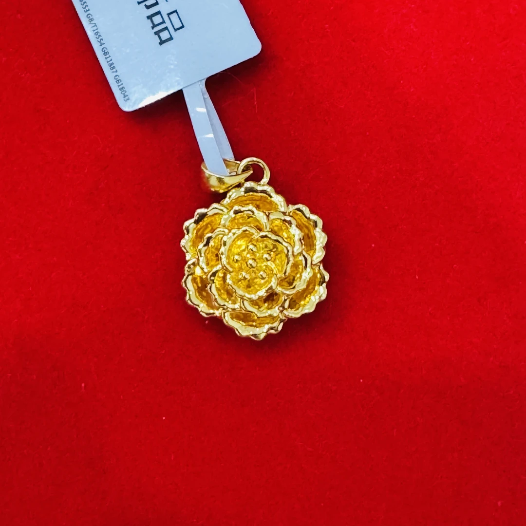 【莹莹专享】足金999一朵金花 GP 1.13 攒金有道