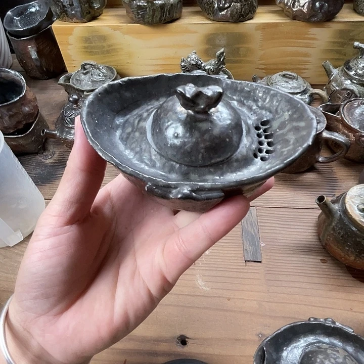 三***修柴烧茶器福利茶器