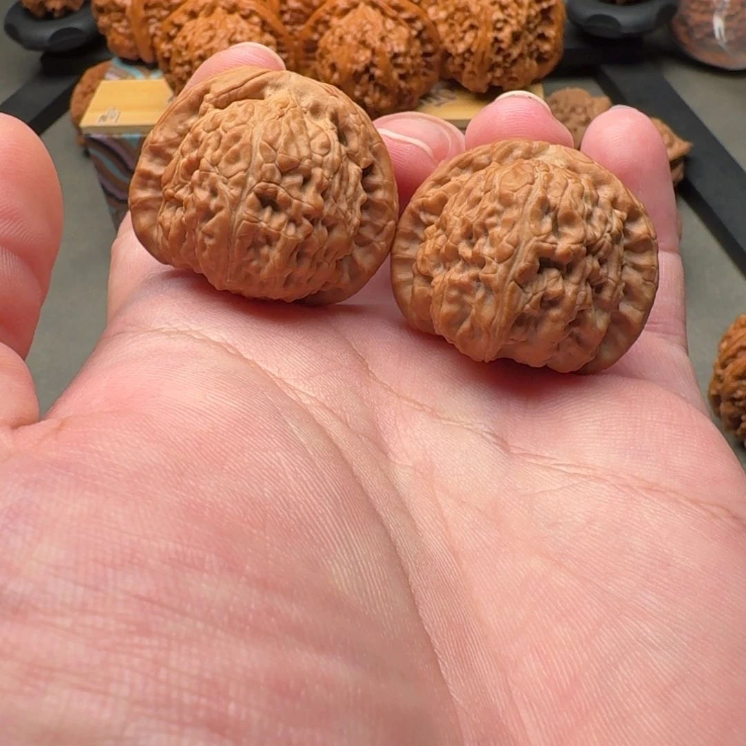 文玩核桃吊坠37全品白狮子