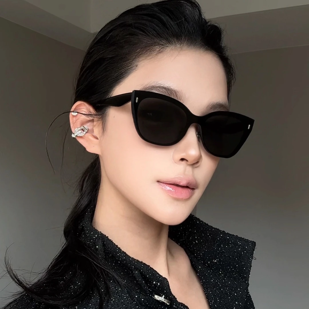 弗瑞姆眼镜ins墨镜老钱风猫眼复古辣妹太阳镜未来感高级潮流BC235