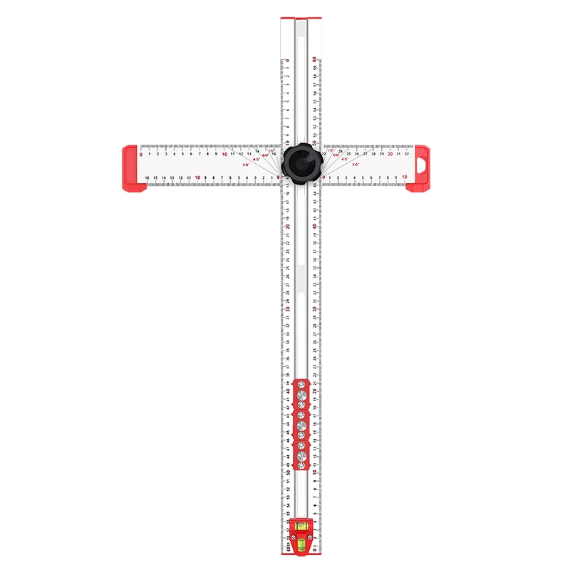 多功能二合一角度尺90度高精度万用木工活动角尺大号画线丁字尺