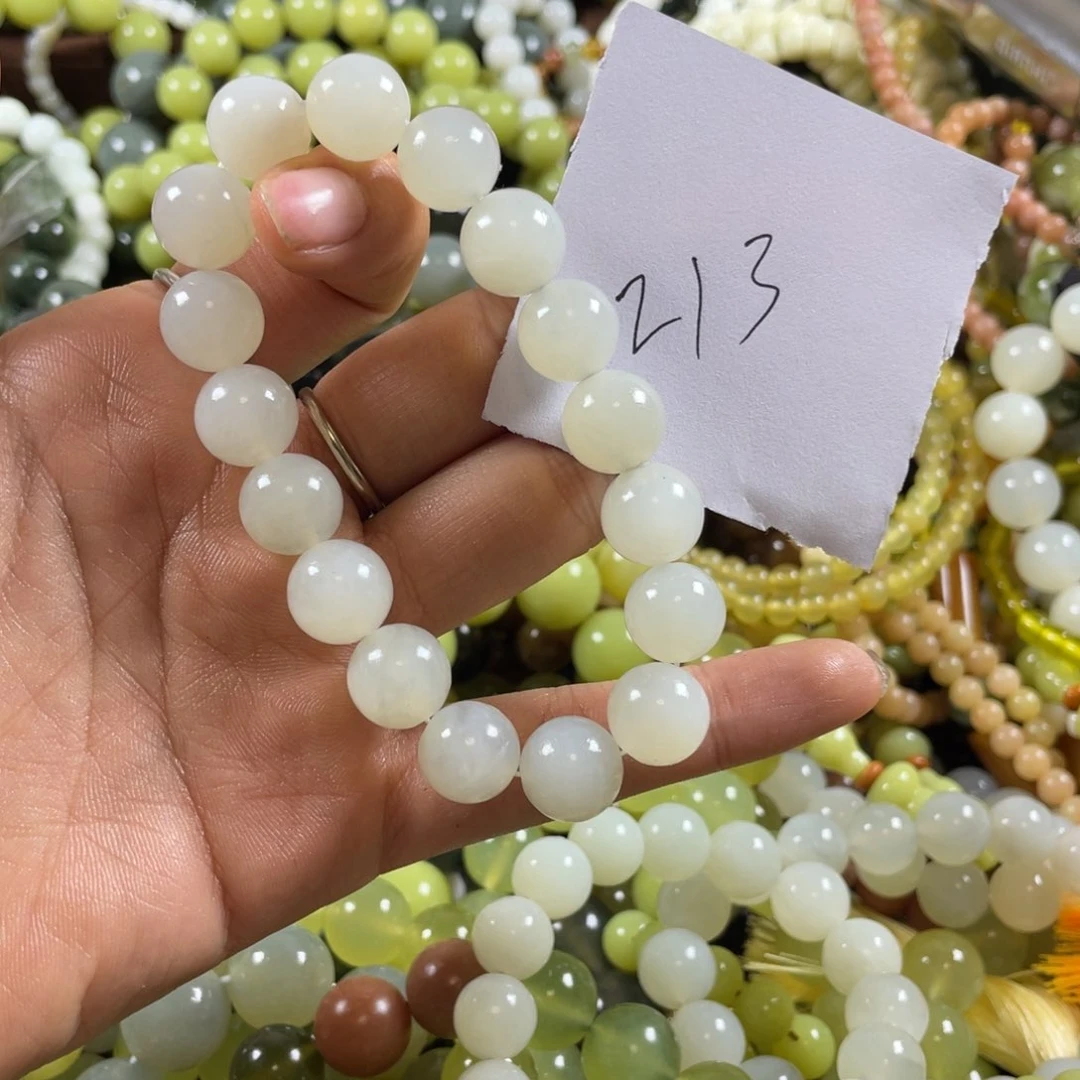 未镶嵌蛇纹石玉手串