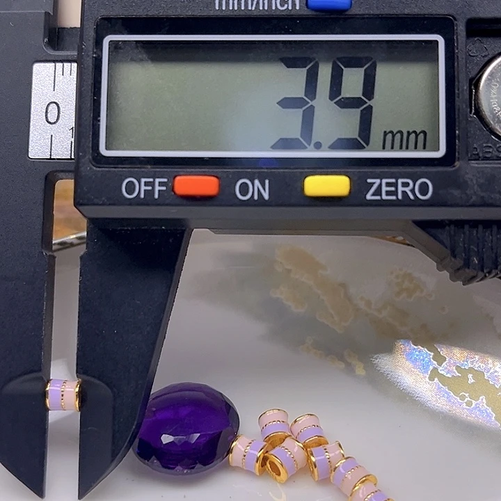 银S925镶嵌颈饰紫晶紫晶925镶嵌137