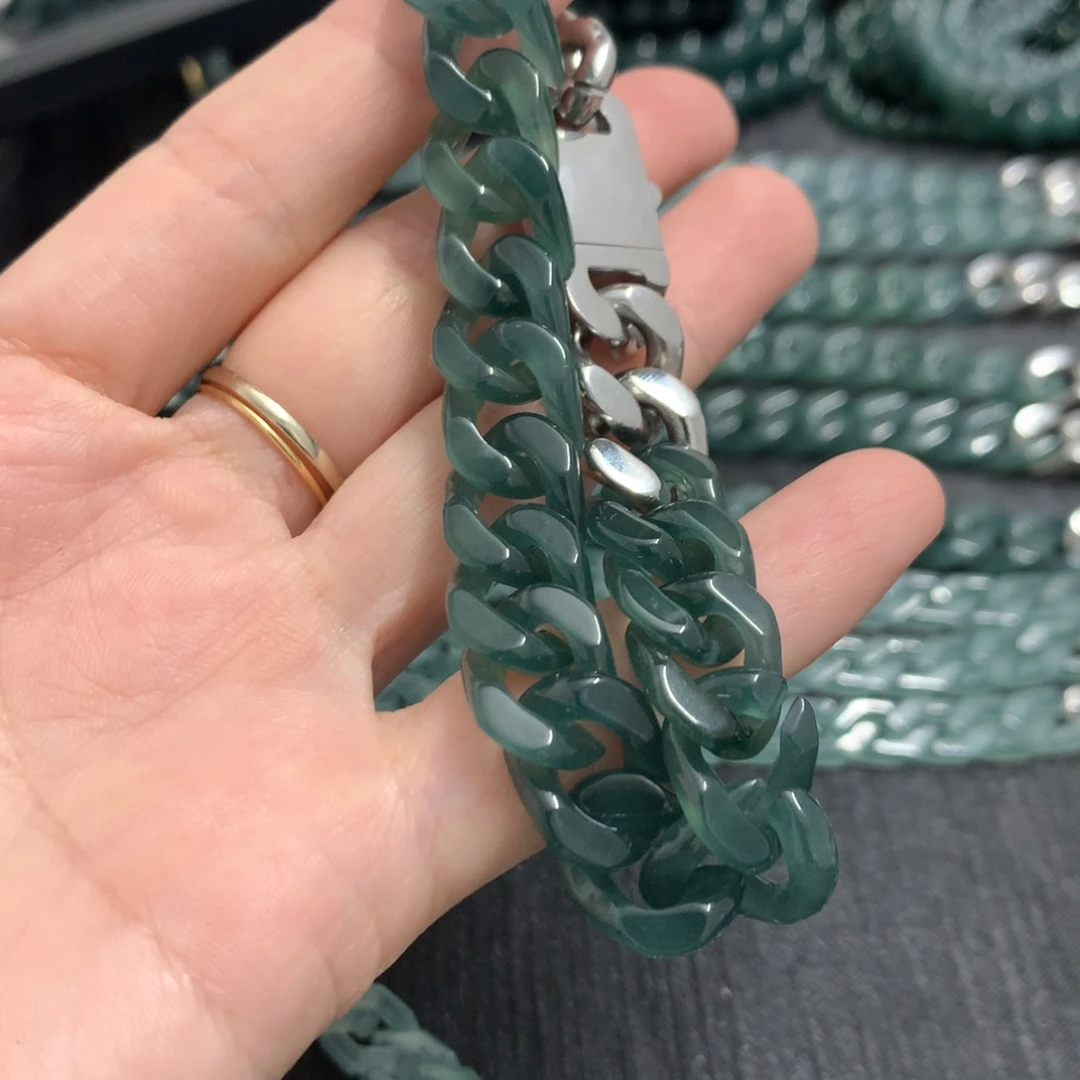 肉***团裸石翡翠翡翠手链333