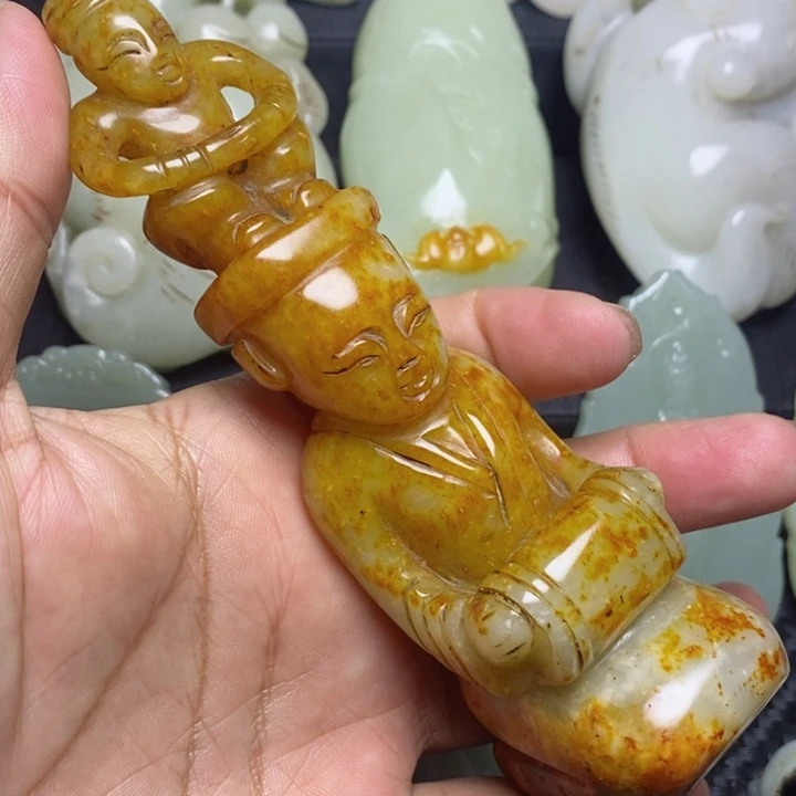 和田玉颈饰未镶嵌