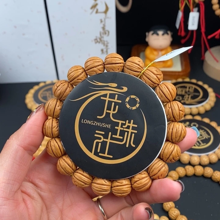 桃核手串古蝉14 （尺寸误差0.5之间）