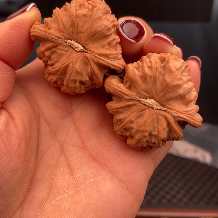 吊坠文玩核桃白狮子