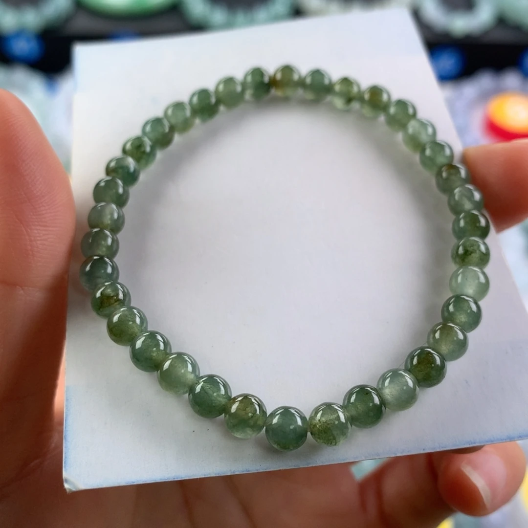 翡翠未镶嵌手链卡5.2