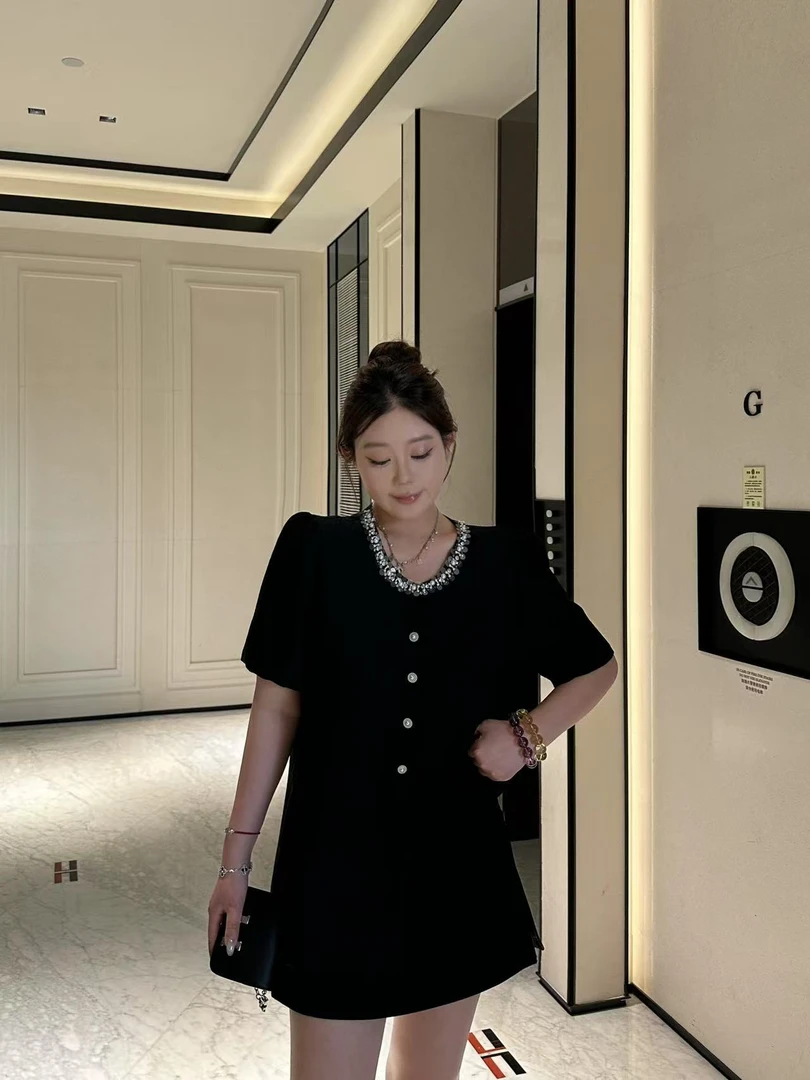 琪琪怪怪大码女装【富士小姐】小香风法式显瘦气质时尚衬衫T16809QQ