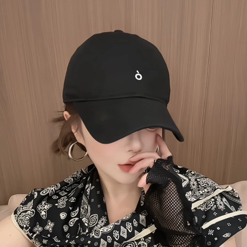 运动帽子百搭遮阳帽显脸小女士鸭舌帽棒球帽网红黑色韩系户外休闲