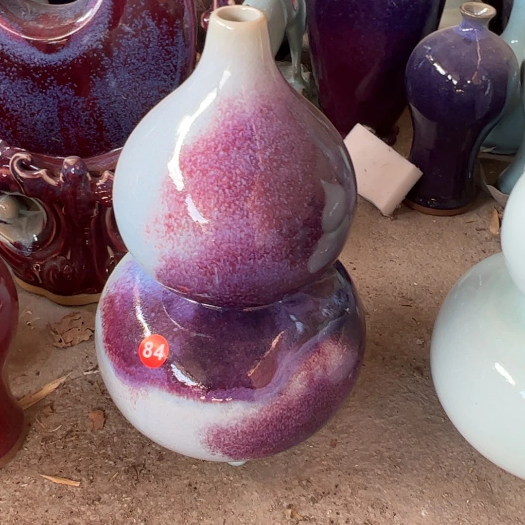 摆件郑家钧窑摆件微