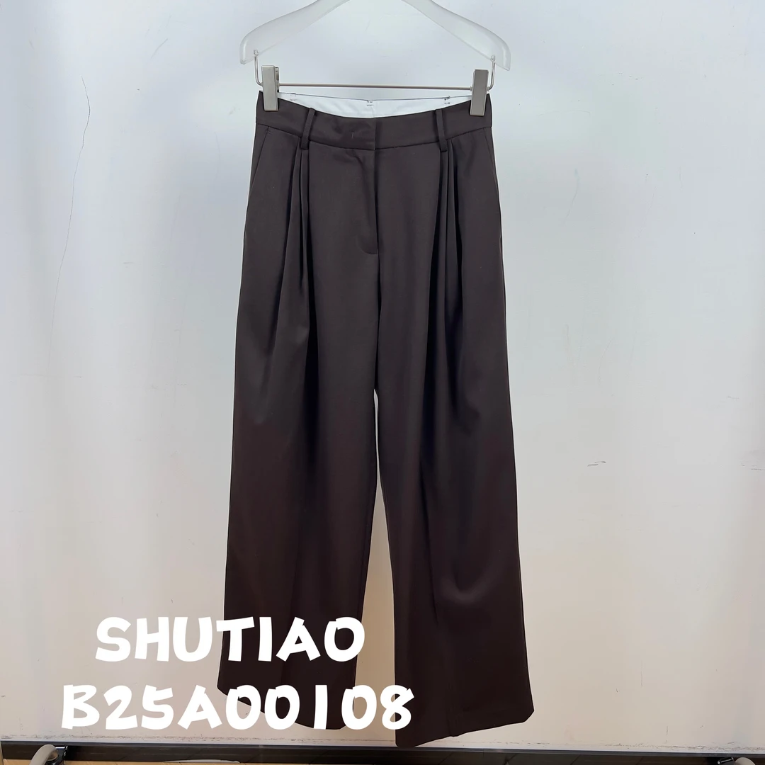【SHUTIAO】2024秋冬：新款小众设计款裤子B25A00108