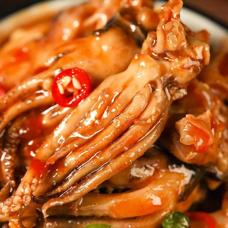 麻辣鱿鱼头熟延捞汁小海鲜鱿鱼头冷冻保存顺丰600g*2