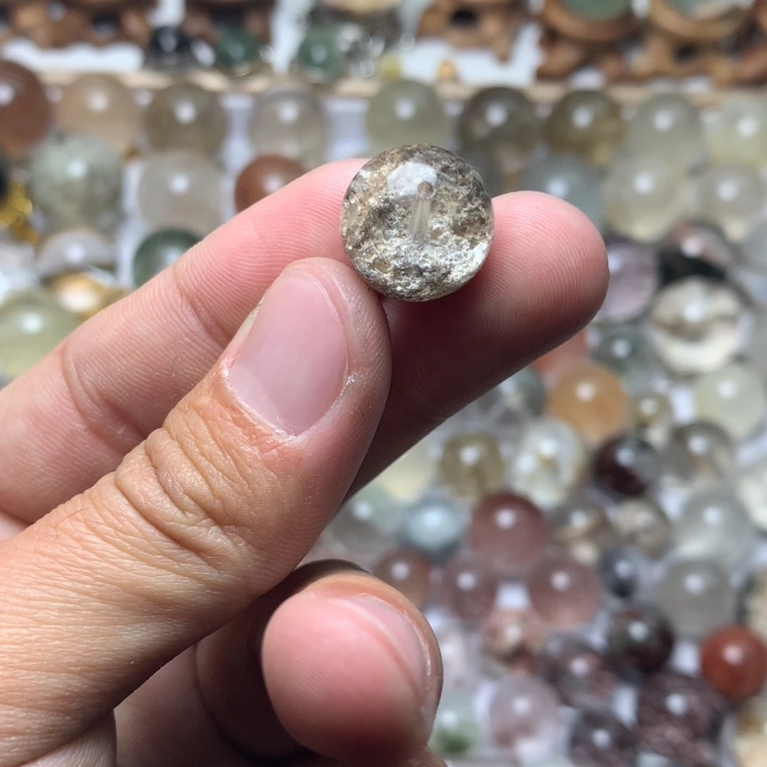 水晶珠宝半成品未镶嵌幽灵球