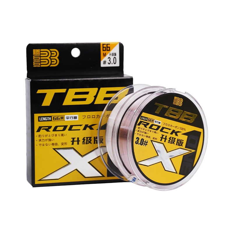 日本UNIPLUS 新款（X1粉碳）TBB碳线矶钓大师系66M子线（海钓路亚）