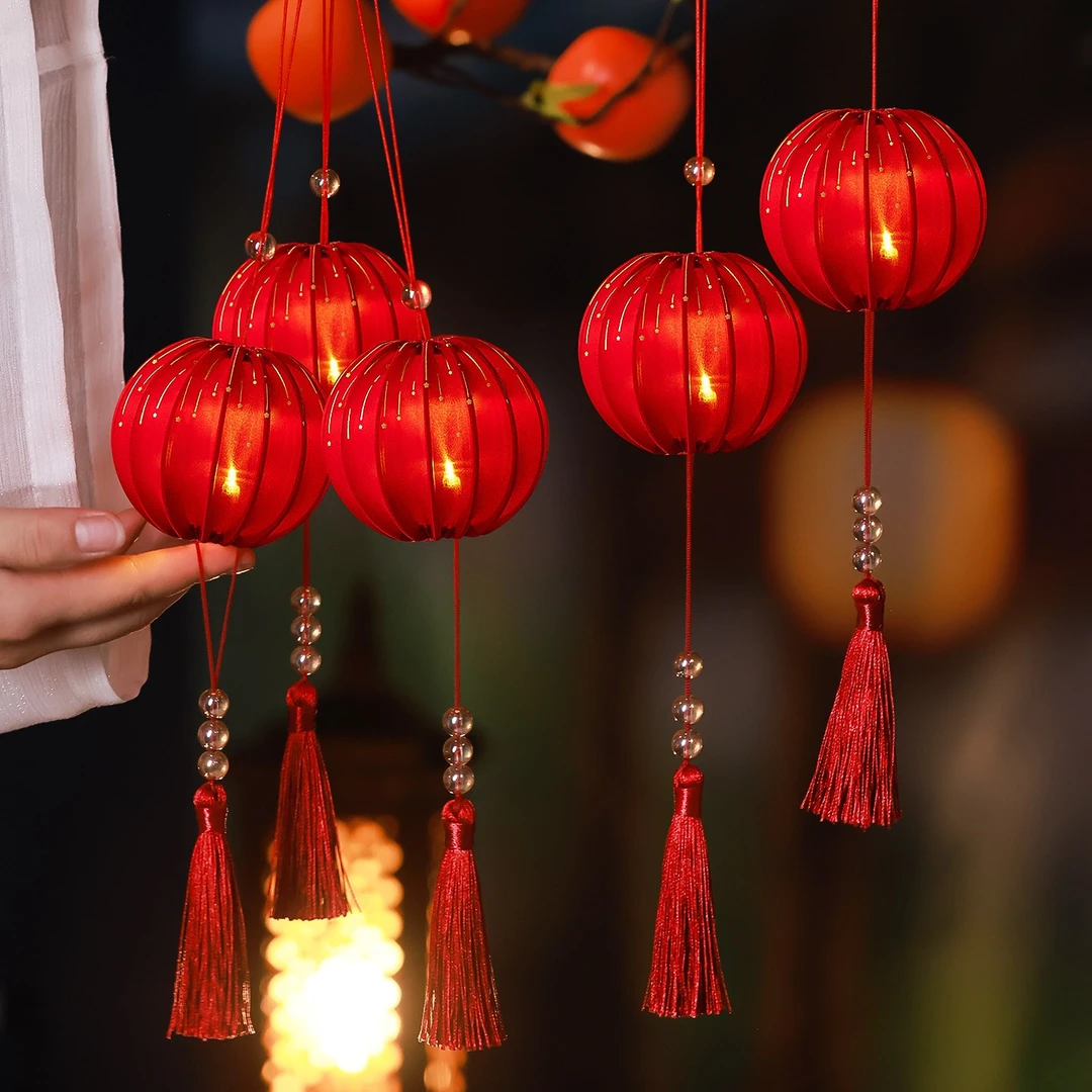 菲寻过新年发光小灯笼2026新款元旦布置成品古风宫灯挂饰户外装饰