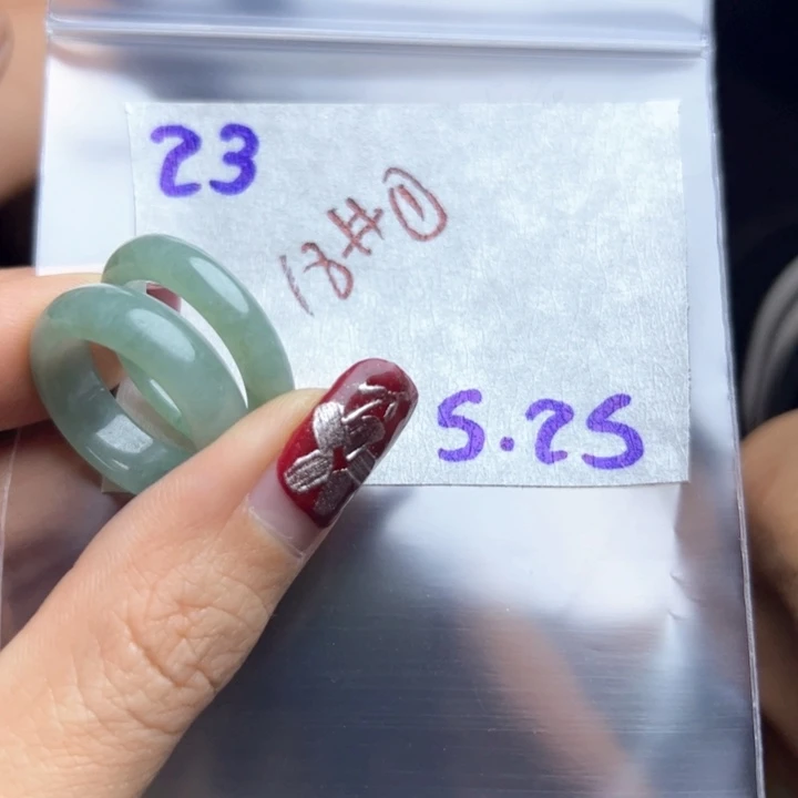 定制翡翠未镶嵌羽*戒