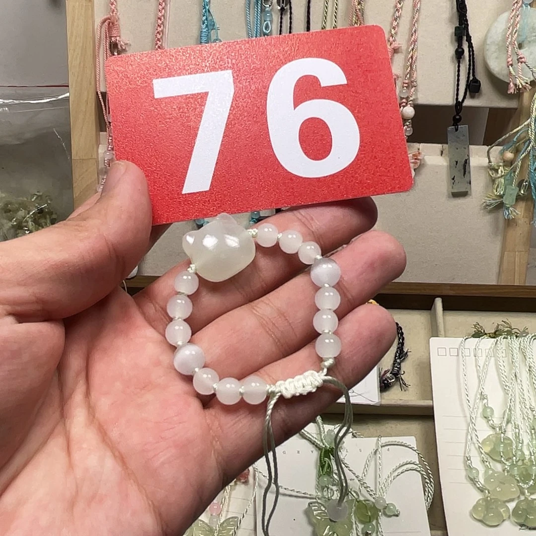 蛇纹石玉合金颈饰