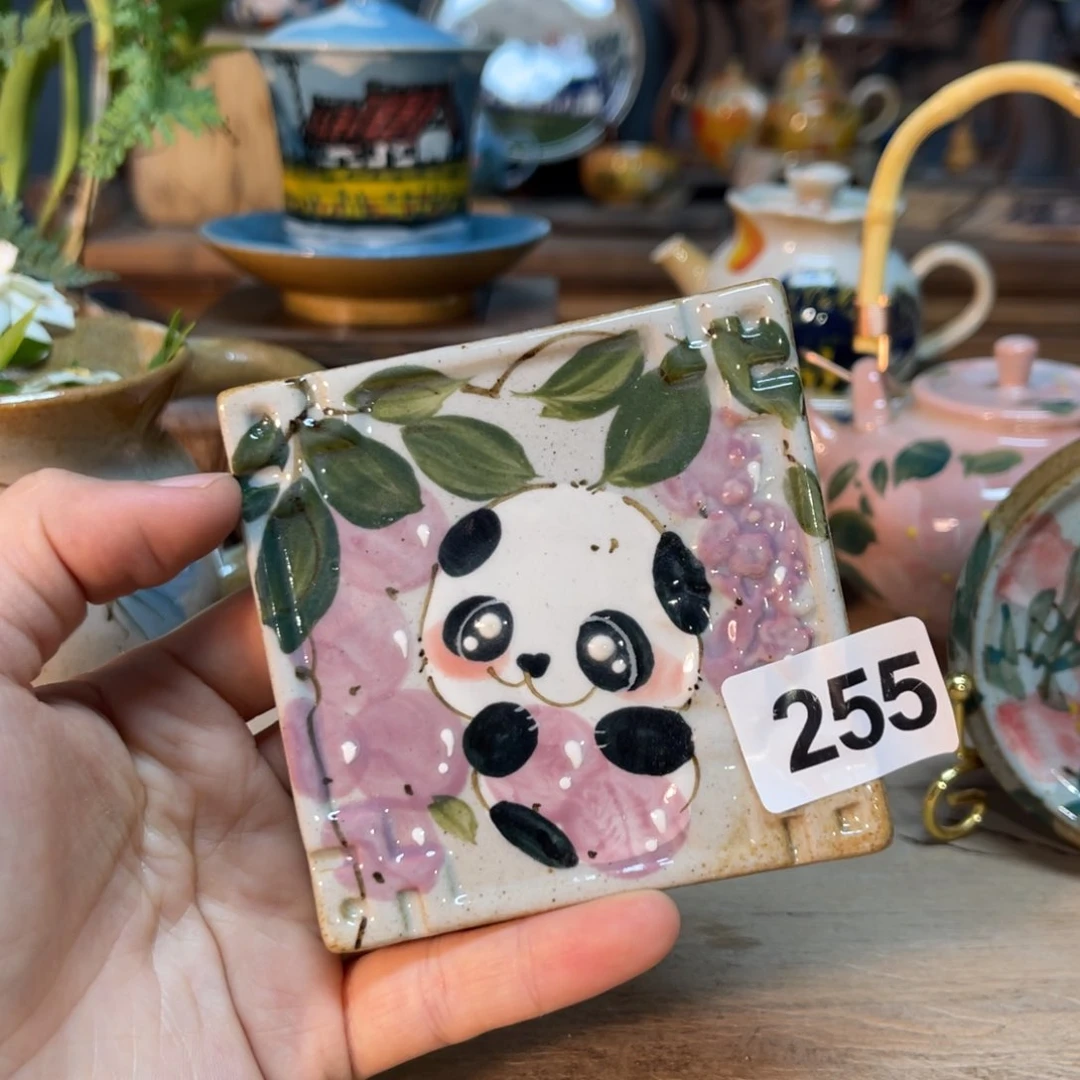 杯素浅陶瓷手工手绘