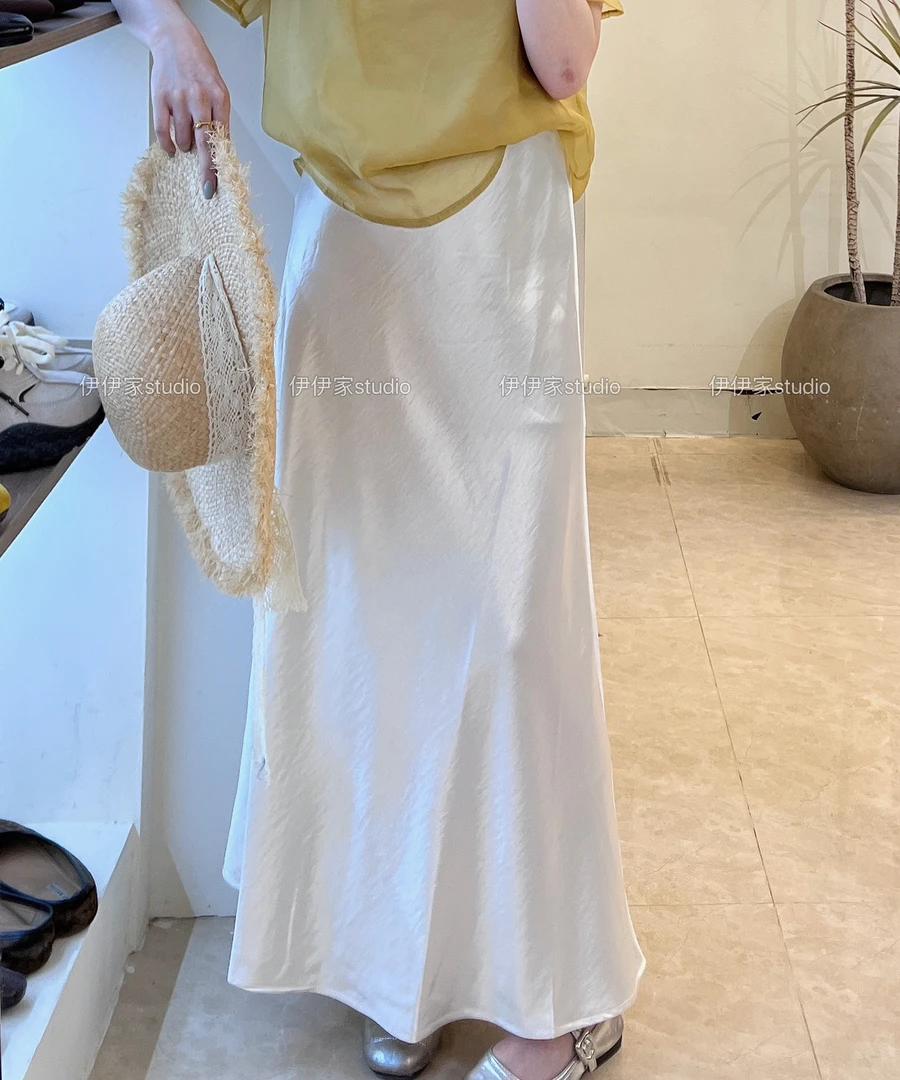 YYJ【波光粼粼裙】半身裙 夏季新款贵气波动粼粼半身鱼尾裙 显瘦！