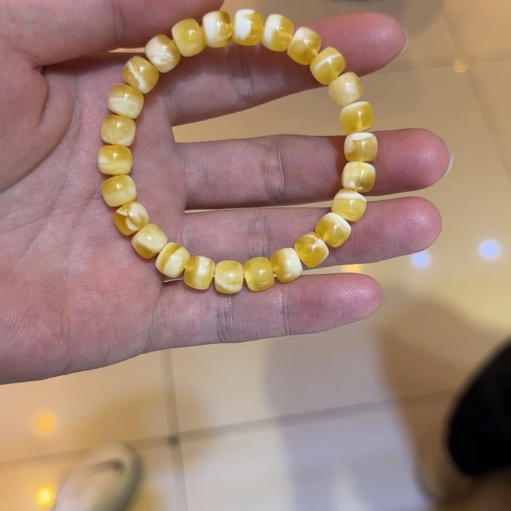 手链琥珀未镶嵌蜜蜡