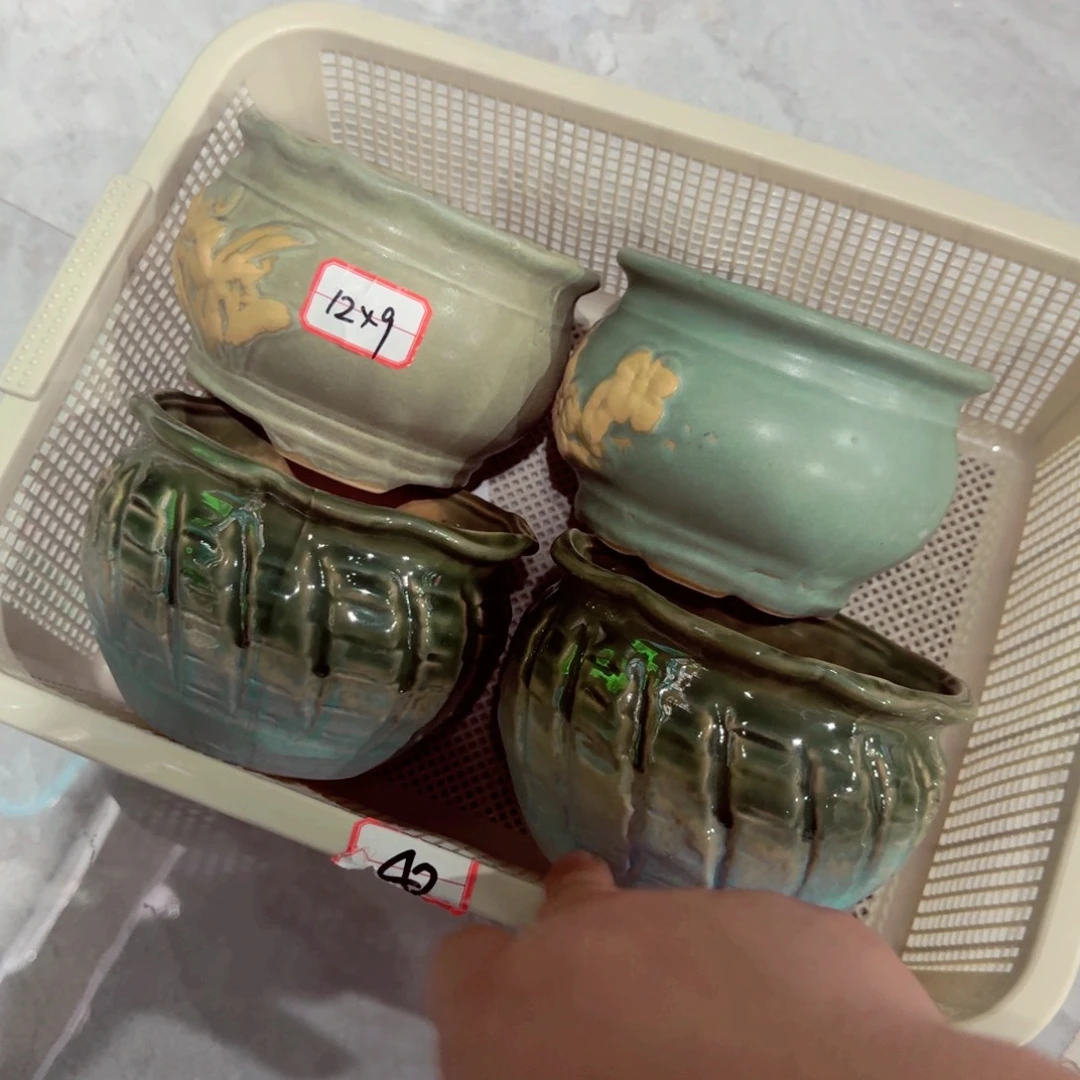 紫砂花盆粗陶盆醋