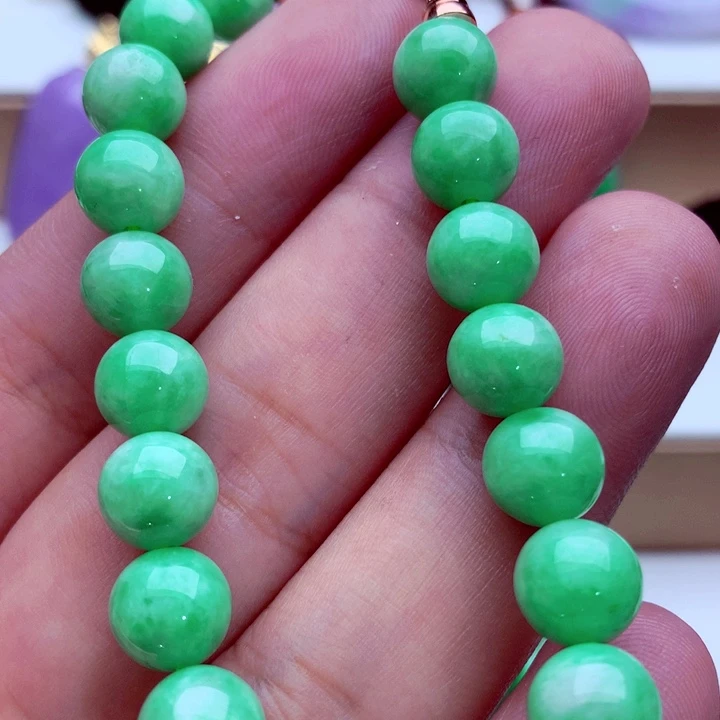 翡翠未镶嵌手链手串