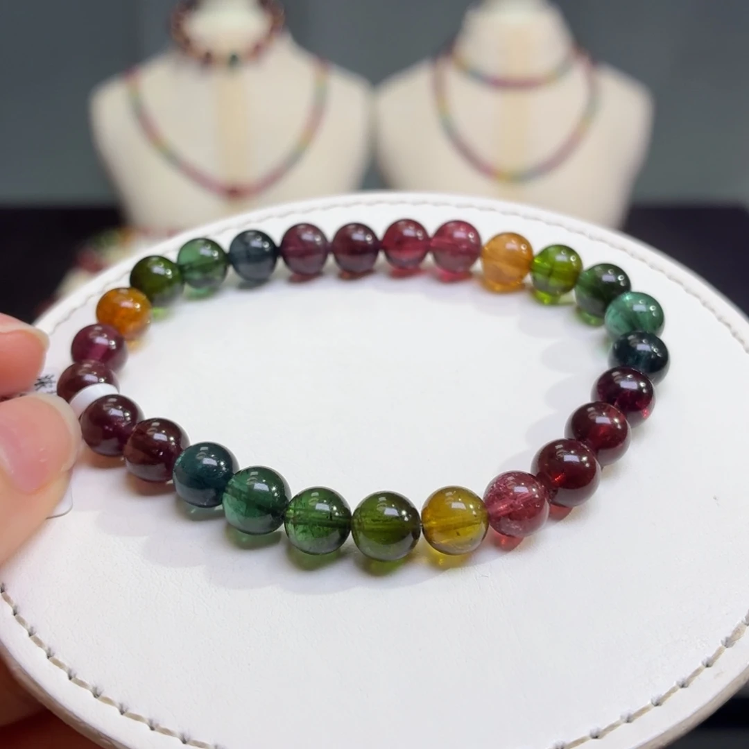 未镶嵌碧玺手链天然碧玺