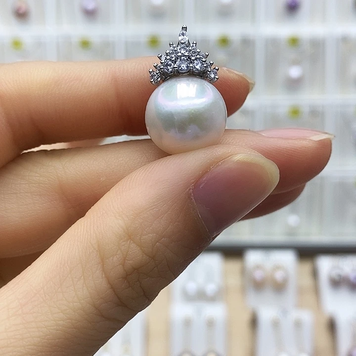 淡水珍珠颈饰合金